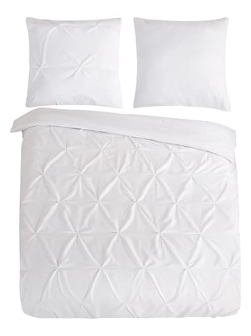 Pure Komplet pościeli "Elegance" w kolorze białym z mikrofibry