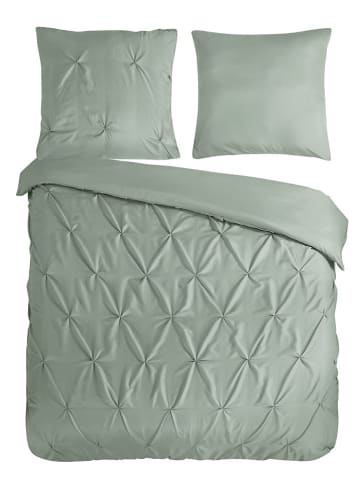 Pure Komplet pościeli "Elegance" w kolorze zielonym z mikrofibry