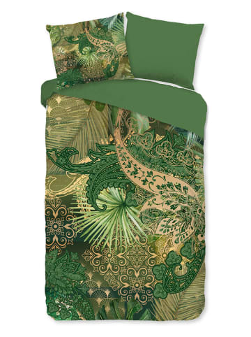 Pure Mikrofaser-Bettwäsche-Set "Louise" in Grün