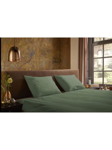 Pure Microvezel beddengoedset "Groningen" olijfgroen