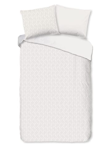 Pure Mikrofaser-Bettwäsche-Set "Noordwijk" in Weiß