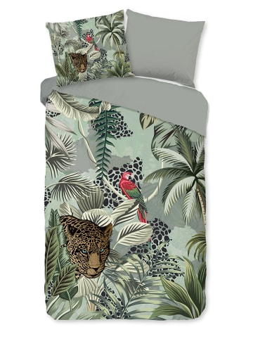 Pure Komplet pościeli "Pure Isla" w kolorze zielonym z mikrofibry