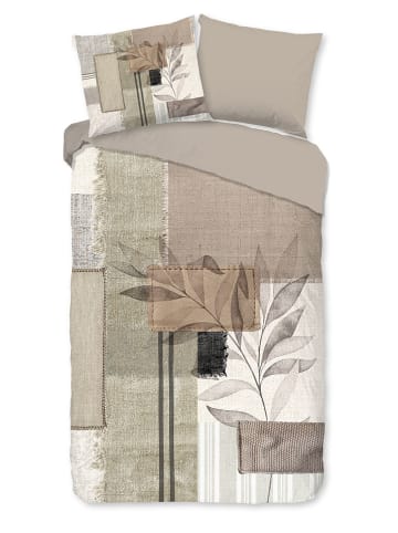 Pure Mikrofaser-Bettwäsche-Set "Claires" in Beige