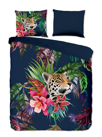 Pure Microvezel beddengoedset "Wild" donkerblauw