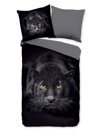 Pure Microvezel beddengoedset "Black Panter" zwart