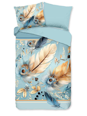 Pure Microvezel beddengoedset "Wizz" lichtblauw