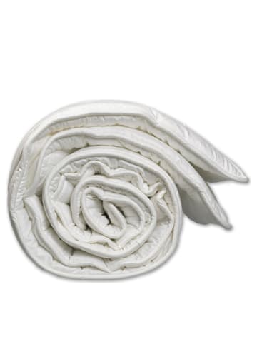 Good Morning Całoroczna kołdra w kolorze białym z mikrofibry