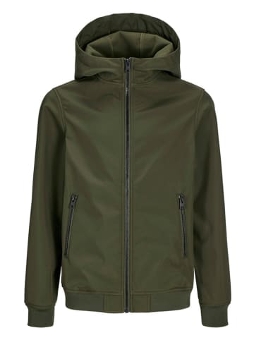 JACK & JONES Junior Kurtka softshellowa w kolorze khaki