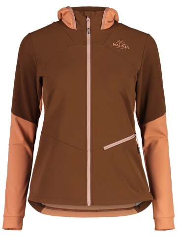 Maloja Hybridjacke "MarlingM" in Hellbraun/ Orange