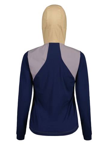 Maloja Hybridjacke "SennesM." in Dunkelblau/ Lila/ Beige