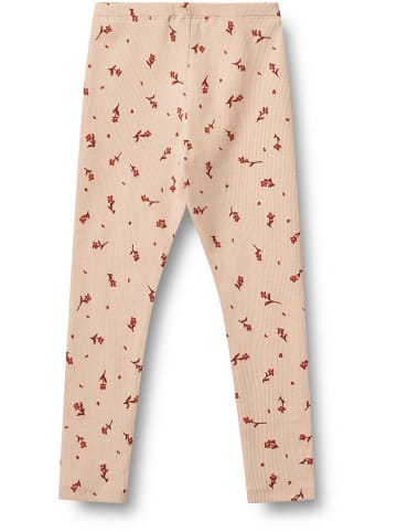 Wheat Legginsy "Jules" w kolorze jasnoróżowo-czerwonym