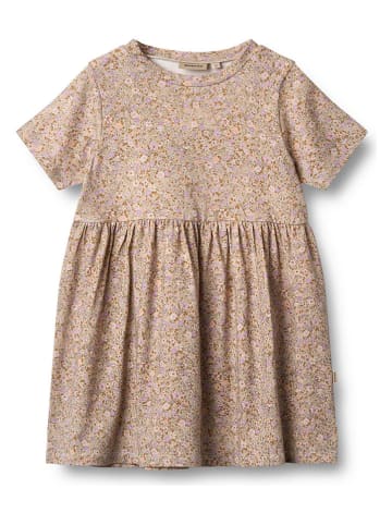 Wheat Sukienka "Anna" w kolorze fioletowo-jasnobrązowym