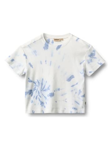 Wheat Koszulka "Tommy" w kolorze biało-niebieskim