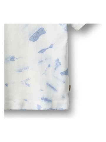 Wheat Shirt "Tommy" in Weiß/ Blau