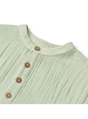 Wheat Koszulka "Svend" w kolorze turkusowym