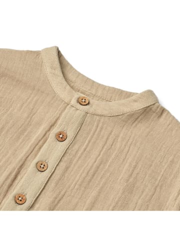 Wheat Koszulka "Svend" w kolorze beżowym