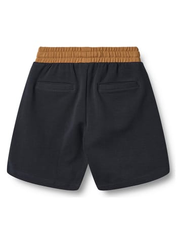 Wheat Szorty dresowe "Elmo" w kolorze granatowo-zielonym