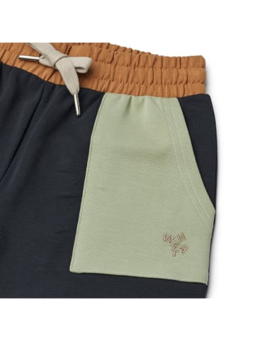 Wheat Sweatshort "Elmo" donkerblauw/groen