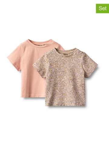 Wheat 2-delige set: shirts ''Manna'' beige/abrikooskleurig