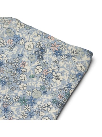 Wheat Legginsy "Jules" w kolorze błękitno-biało-jasnoróżowym