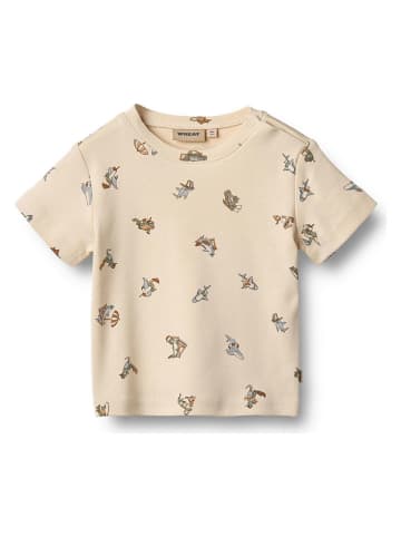 Wheat Koszulka "Mikkel" w kolorze beżowym