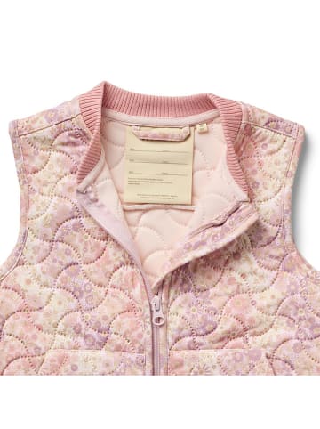 Wheat Doorgestikte bodywarmer ''Gilet'' lichtroze