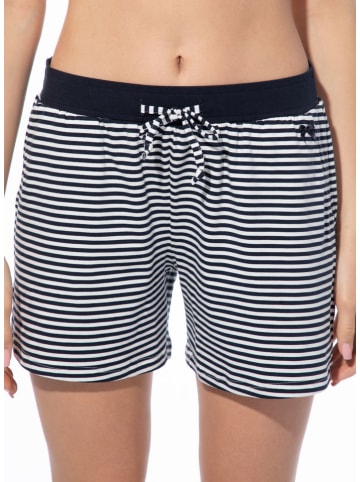 SHORT STORIES Pyjama-Shorts in Weiß/ Schwarz