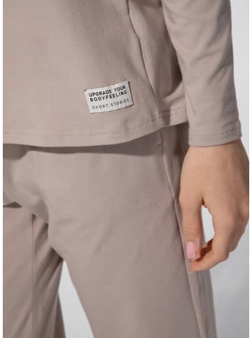 SHORT STORIES Pyjama-Oberteil in Taupe