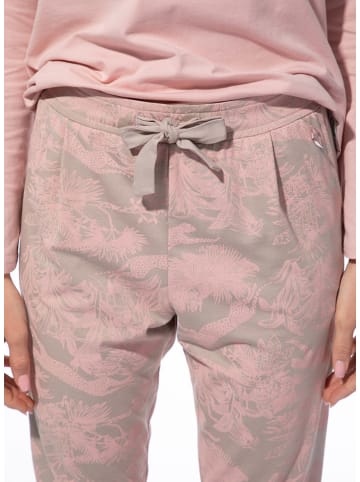 SHORT STORIES Pyjama-Hose in Rosa/ Grau