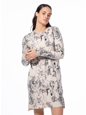 SHORT STORIES Koszula nocna w kolorze beżowo-czarnym