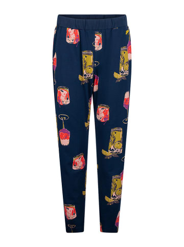 SHORT STORIES Spodnie piżamowe w kolorze granatowo-czerwonym