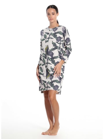 SHORT STORIES Nachthemd in Dunkelblau/ Weiß