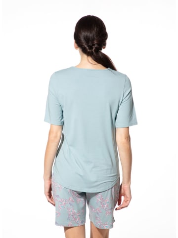 SHORT STORIES Pyjama-Oberteil in Cyan