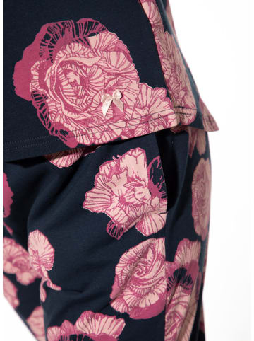 SHORT STORIES Pyjama-Oberteil in Rosa/ Schwarz