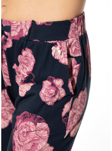 SHORT STORIES Pyjama-Hose in Schwarz/ Rosa