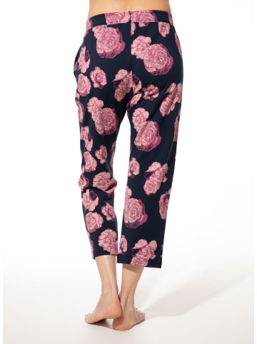 SHORT STORIES Pyjama-Hose in Schwarz/ Rosa