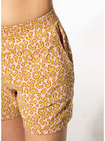 SHORT STORIES Pyjama-Shorts in Rosa/ Gelb