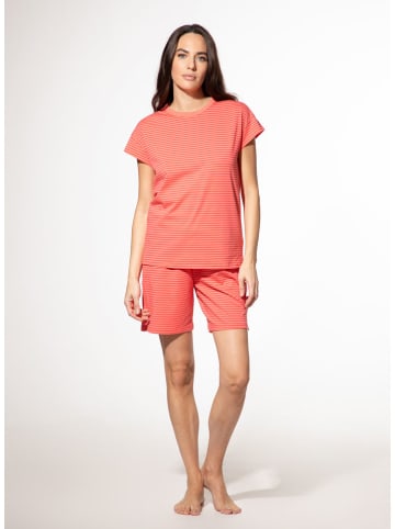 SHORT STORIES Koszulka piżamowa w kolorze koralowym
