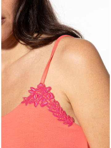 SHORT STORIES Top piżamowy w kolorze koralowym