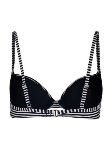 SHORT STORIES Biustonosz bikini w kolorze granatowo-białym