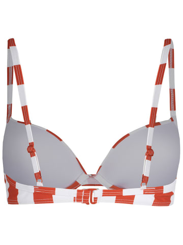 SHORT STORIES Biustonosz bikini w kolorze biało-czerwonym