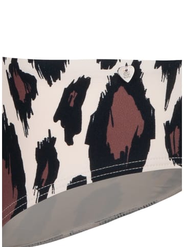 SHORT STORIES Bikinislip zwart/crème/bruin