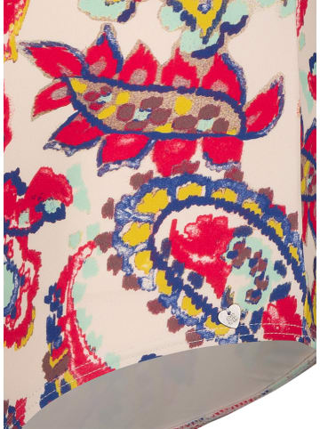 SHORT STORIES Badeanzug in Rot/ Creme