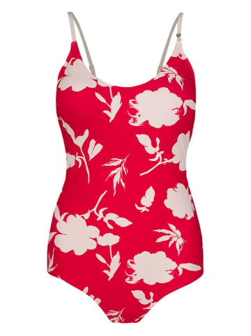 SHORT STORIES Strój kąpielowy w kolorze czerwono-kremowym