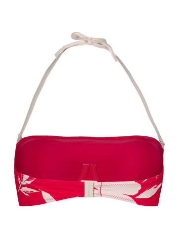 SHORT STORIES Bikini-Oberteil in Rot/ Creme