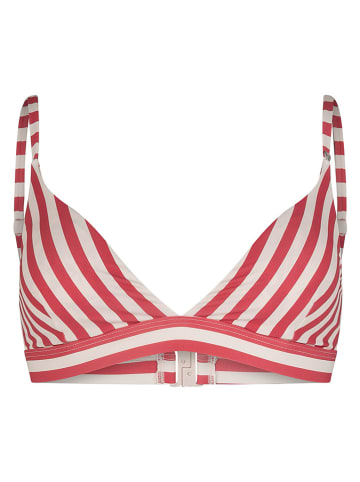 SHORT STORIES Bikini-Oberteil in Creme/ Rot