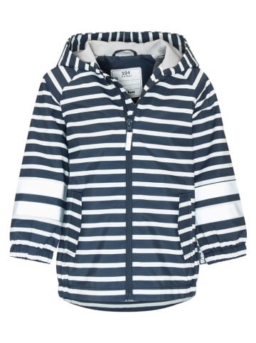 Playshoes Regenjas donkerblauw/wit