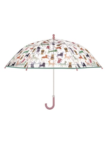 Playshoes Regenschirm in Weiß/ Bunt