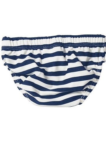 Playshoes Pieluszka kąpielowa w kolorze biało-granatowym