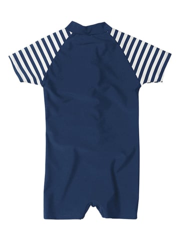 Playshoes Badpak "Maritim" wit/donkerblauw